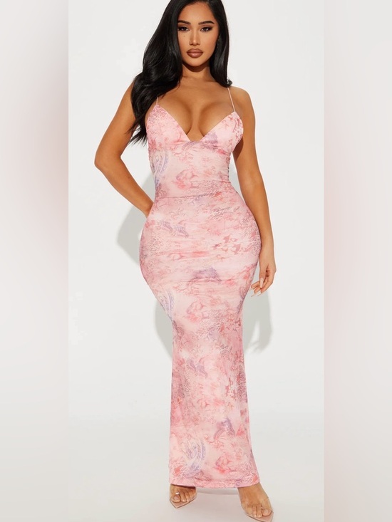 Dresses & Skirts - FASHION NOVA Mariposa Mesh Dress/STRAPPY BUTTERFLY BACK DRESS